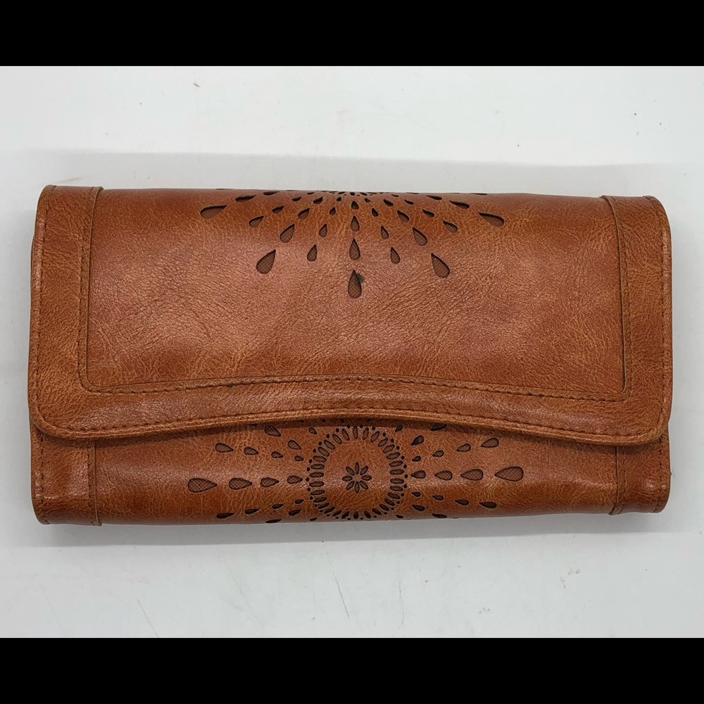Women Leather Wallet Clutch Phone Card Holder